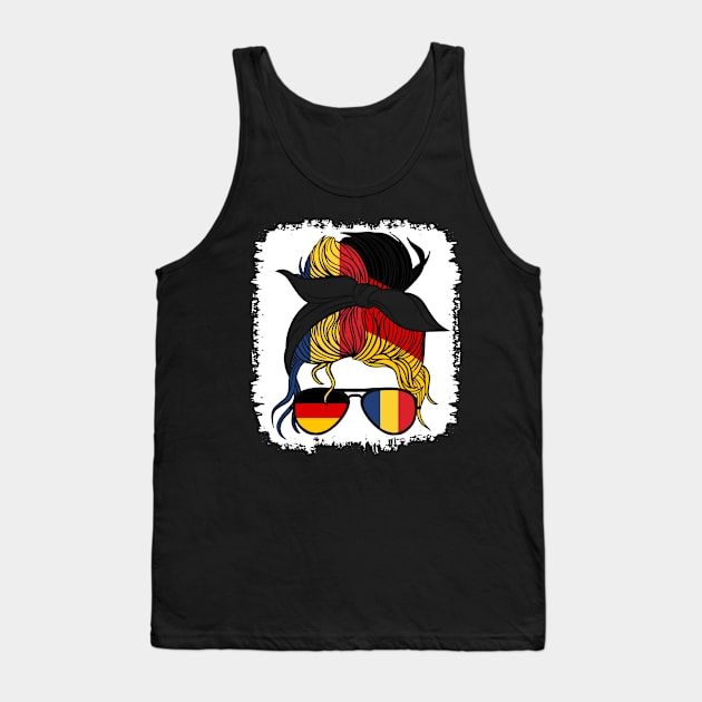 Half German Half Romanian Girl Germany Romania Tank Top by qwertydesigns